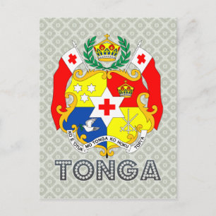 Tonga Coat of Arms Postcard