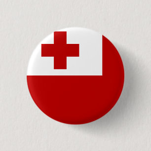 Tonga Flag 3 Cm Round Badge