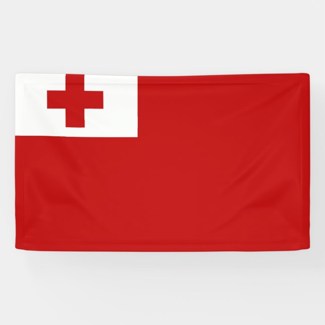 Tonga Flag Banner (Horizontal)