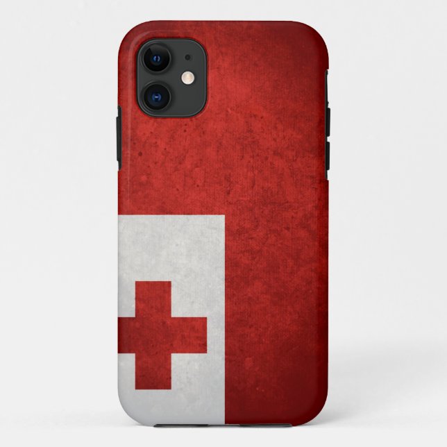 Tonga Flag Case-Mate iPhone Case (Back)
