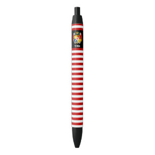 Tonga Flag Cute Patriotic Black Ink Pen