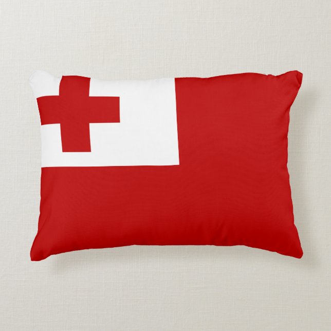 Tonga Flag Decorative Cushion (Front)