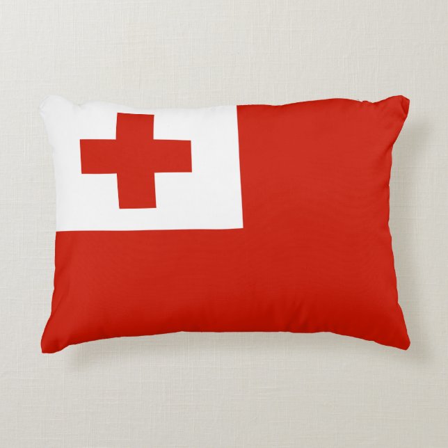 Tonga flag decorative cushion (Front)