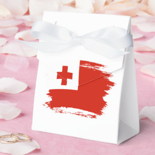 Tonga flag favour box