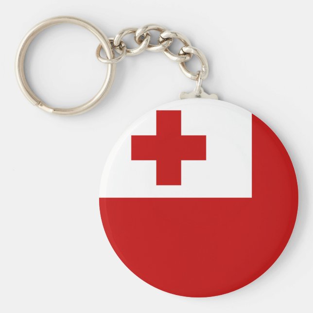 Tonga Flag Key Ring (Front)