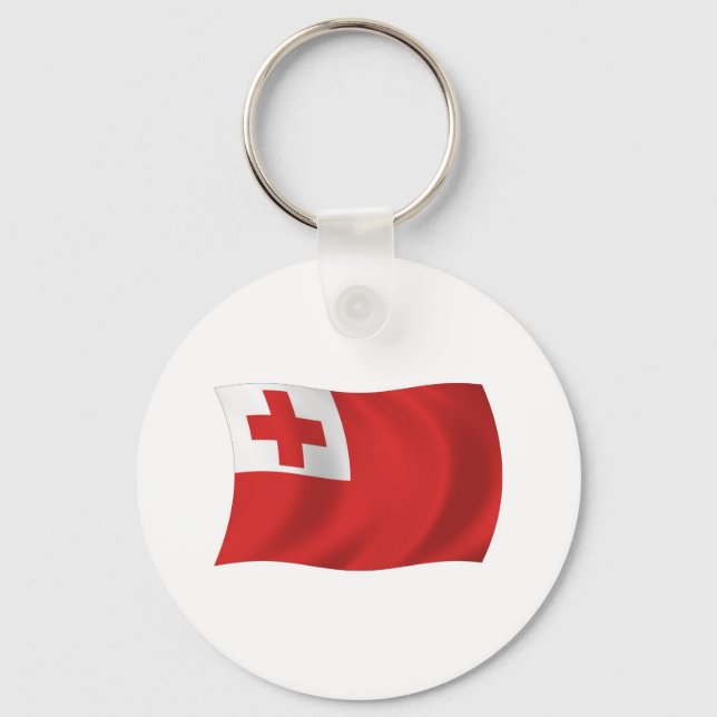 Tonga Flag Keychain (Front)