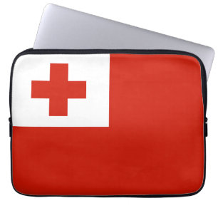 Tonga flag laptop sleeve