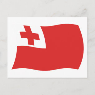 Tonga Flag Postcard