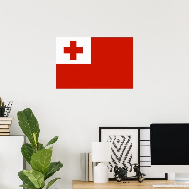 Tonga flag poster (Home Office)