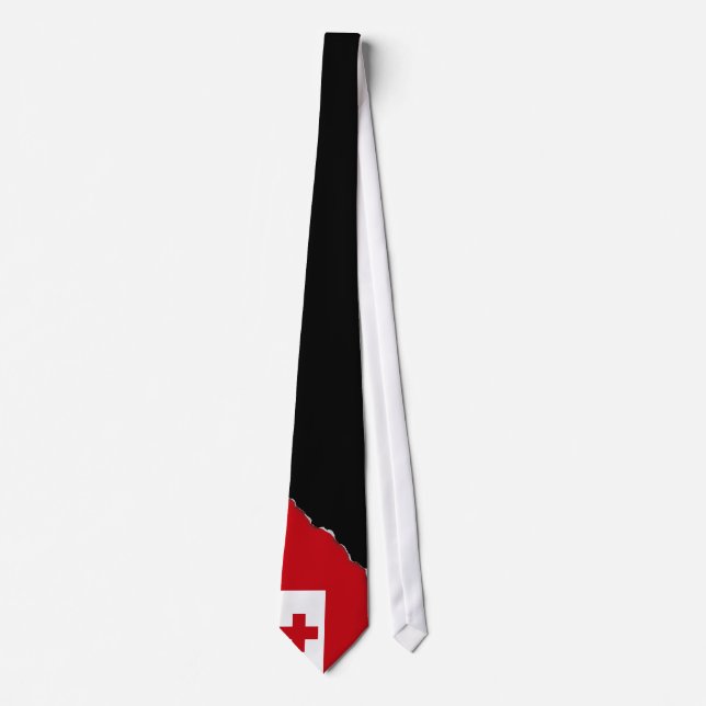 Tonga Flag Tie (Front)