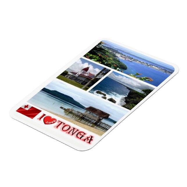 Tonga - I Love - Magnet (Left Side)