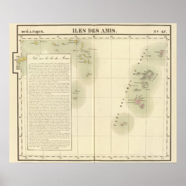 Tonga Oceania no 47 Poster (Front)