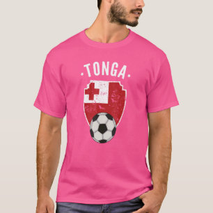 Tonga Soccer Tonga Flag Football Tongan Pride Root T-Shirt
