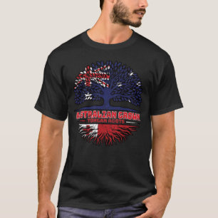 Tonga Tongan Australian Australia Tree Roots Flag T-Shirt