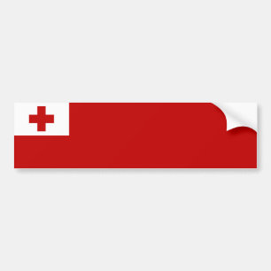 Tonga/Tongan Flag Bumper Sticker