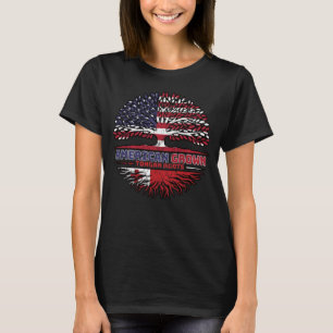 Tonga Tongan US American USA United States Tree T-Shirt