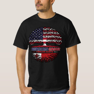 Tonga Tongan US American USA United States Tree T-Shirt