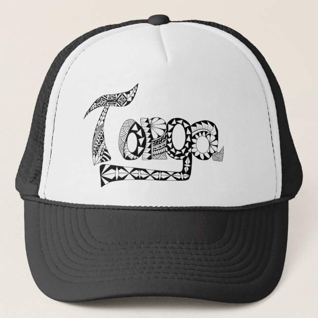Tonga Traditional Designs Trucker Hat (Front)