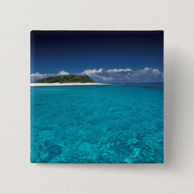 Tonga, Vava'u, Landscape 15 Cm Square Badge (Front)
