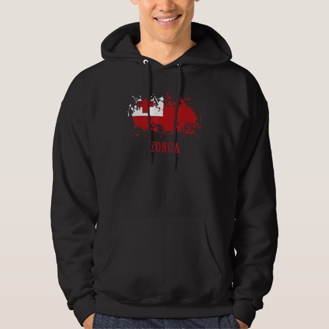 Tongan enthusiasts for Tonga and Tonga Hoodie (Front)