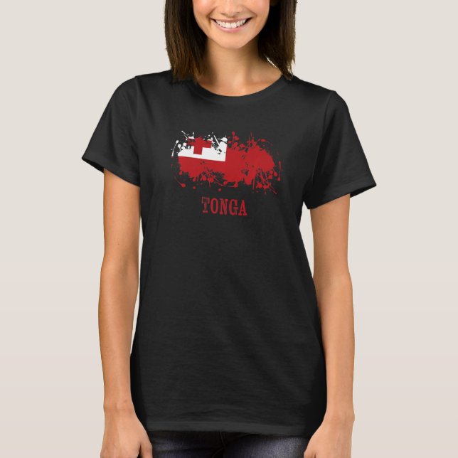 Tongan enthusiasts for Tonga and Tonga   T-Shirt (Front)