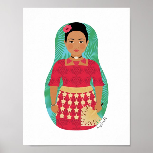 Tongan Matryoshka Poster (Front)