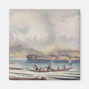 Tongariro Volcano, New Zealand Magnet