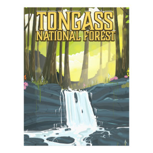 Tongass National Forest travel poster