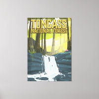 Tongass National Forest travel poster