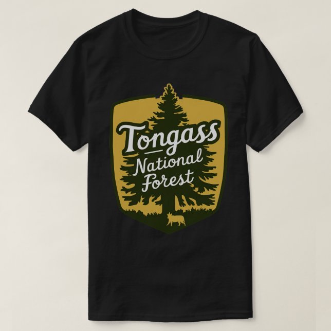 Tongass National Forest TShirt (Design Front)