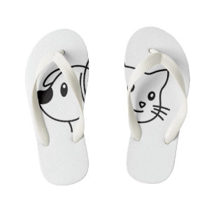 Tongs cat& dog pour vacance new DESGIN Kid's Flip Flops