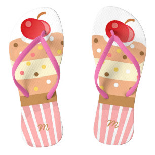 Tongs Cup cake Flip Flops