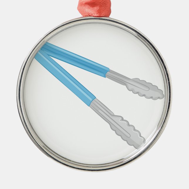 Tongs Metal Tree Decoration (Front)
