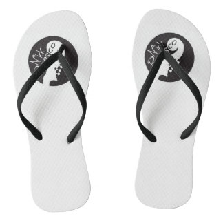 Tongs Nick Bresco logo Flip Flops