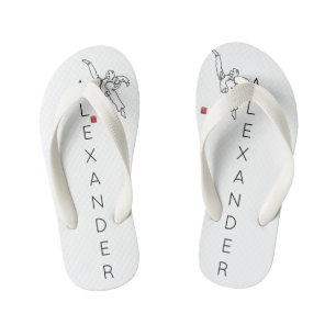 TONGS TAEKWONDO DWICHAGI back kick (child) Kid's Flip Flops