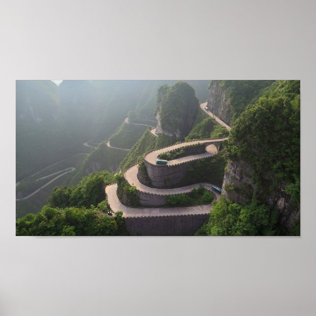 Tongtian Highway Zhangjiajie China Poster (Front)