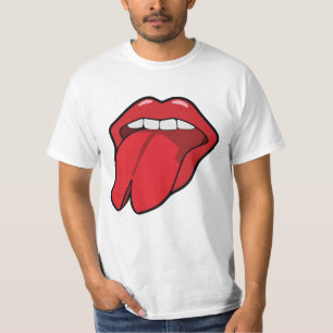 Tongue bifurcation (splitting) T-Shirt
