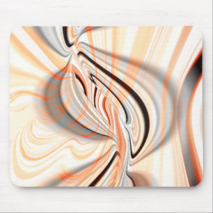 'Tongue' in smooth color texture with curve design Mouse Mat