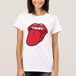 TONGUE MOITH LIPS T-SHIRTS TEES