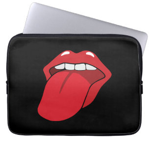 Tongue Out Laptop Sleeve