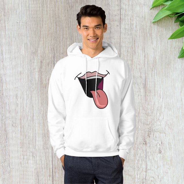 Tongue Out Mens Hoodie (Creator Uploaded)