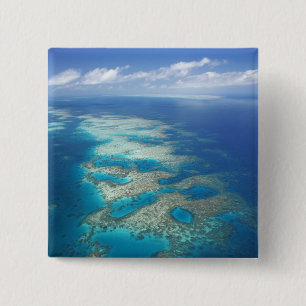 Tongue Reef, Great Barrier Reef Marine Park, 15 Cm Square Badge