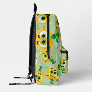 tongue twister troll printed backpack
