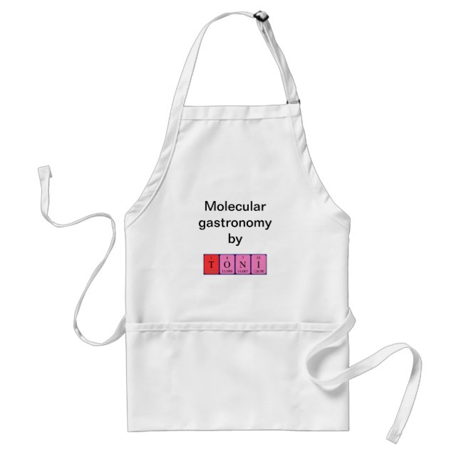 Toni periodic table name apron (Front)