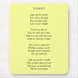 TONIGHT/Love Mouse Mat