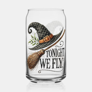 Tonight We Fly Can Glass