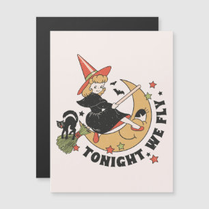 Tonight We Fly – Cute Witch and Black Cat