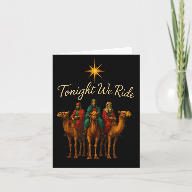 Tonight We Ride  Card (Front)