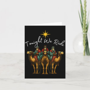 Tonight We Ride Christmas, 3 Wise Men, Christian C Card