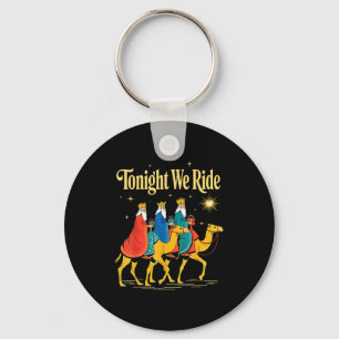 Tonight We Ride Christmas, 3 Wise Men, Christian C Key Ring